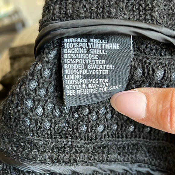 Blanc Noir black distressed look jacket - Picture 9 of 11